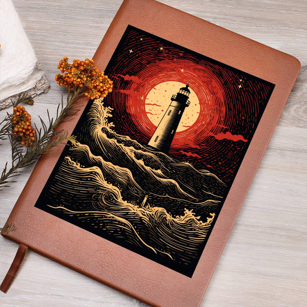 Minimalist BOHO Art 072 - Vegan Leather Journal