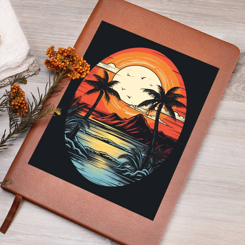 Minimalist BOHO Art 057 - Vegan Leather Journal
