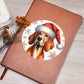 Christmas Dog - Redbone Coonhound - Vegan Leather Journal