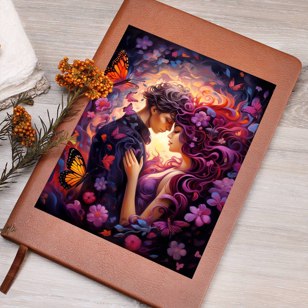 Valentine's Day Art 318 - Vegan Leather Journal