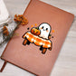 Cute Halloween Sticker 115 - Vegan Leather Journal