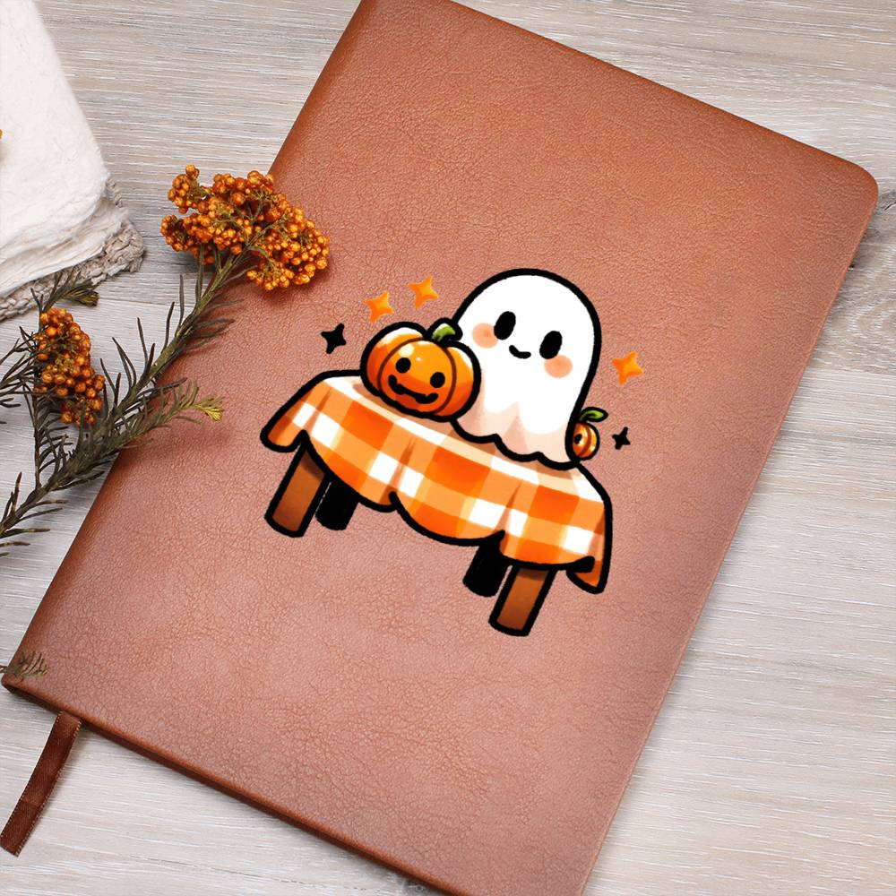Cute Halloween Sticker 115 - Vegan Leather Journal