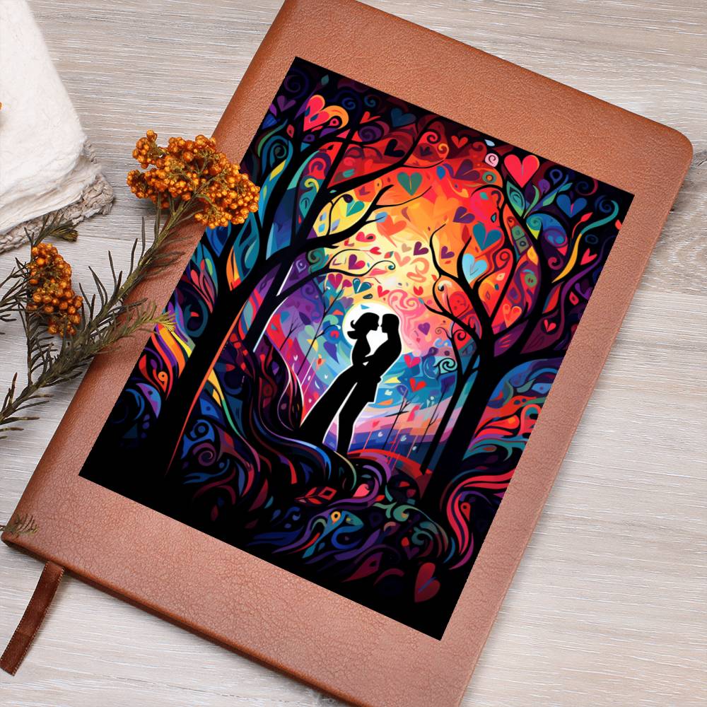 Valentine's Day Art 110 - Vegan Leather Journal