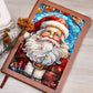 Christmas Stained Glass Design 013 - Vegan Leather Journal