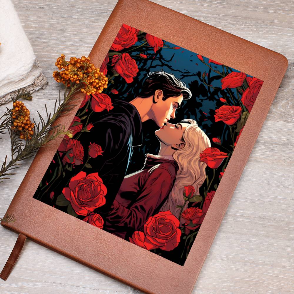 Valentine's Day Art 419 - Vegan Leather Journal