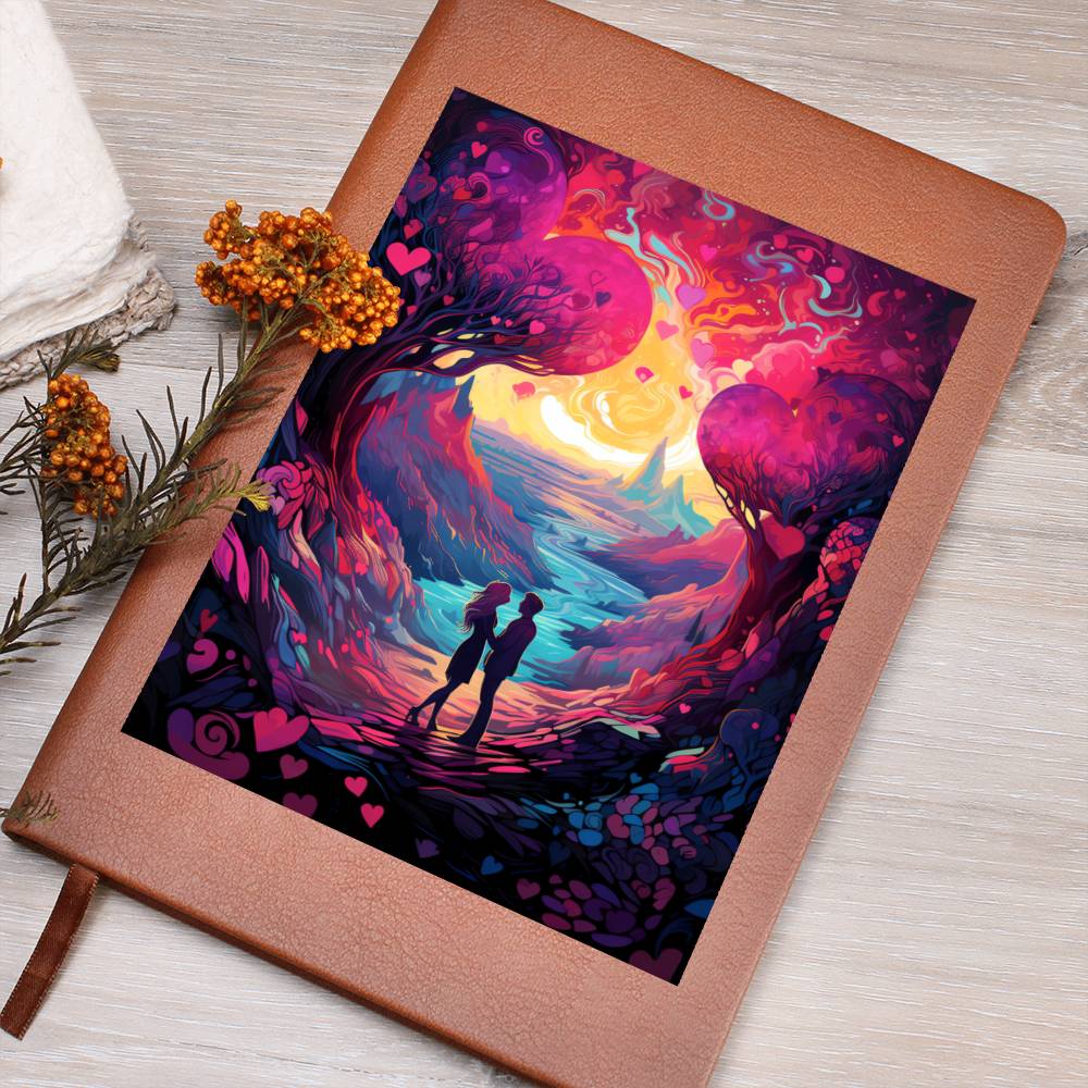 Valentine's Day Art 138 - Vegan Leather Journal