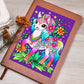 Cute Unicorn 030 - Vegan Leather Journal