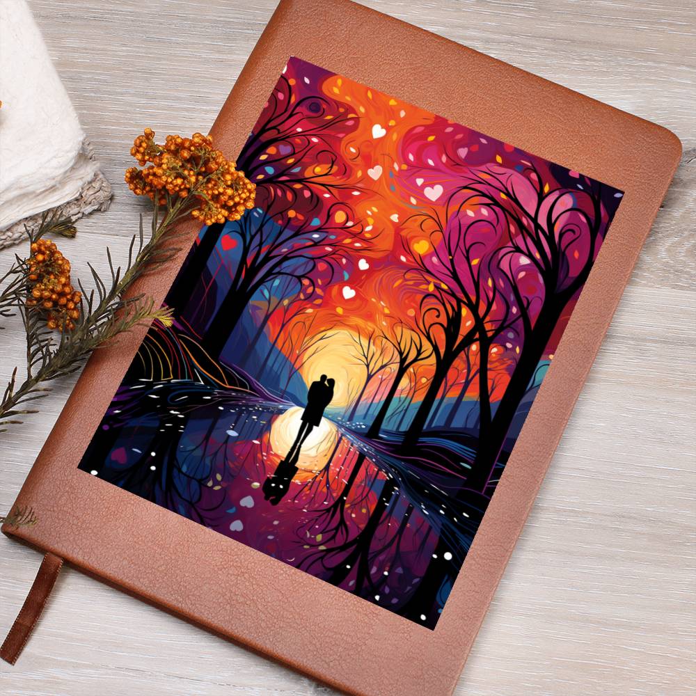 Valentine's Day Art 140 - Vegan Leather Journal