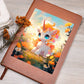 Cute Unicorn 052 - Vegan Leather Journal