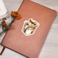 Luxury Wedding Decor Sticker 077 - Vegan Leather Journal