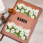 Karen (Playful Daisies) - Vegan Leather Journal