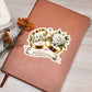 Luxury Wedding Decor Sticker 014 - Vegan Leather Journal