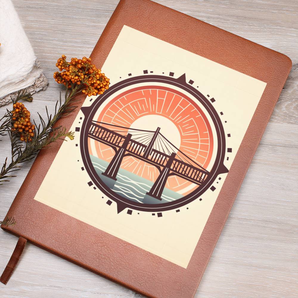 Minimalist BOHO Art 027 - Vegan Leather Journal