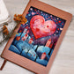 Valentine's Day Art 214 - Vegan Leather Journal