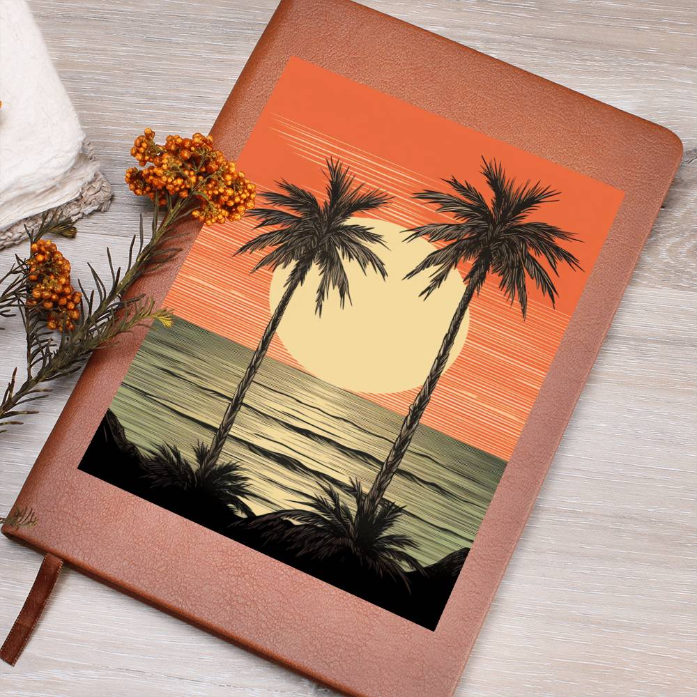 Minimalist BOHO Art 024 - Vegan Leather Journal