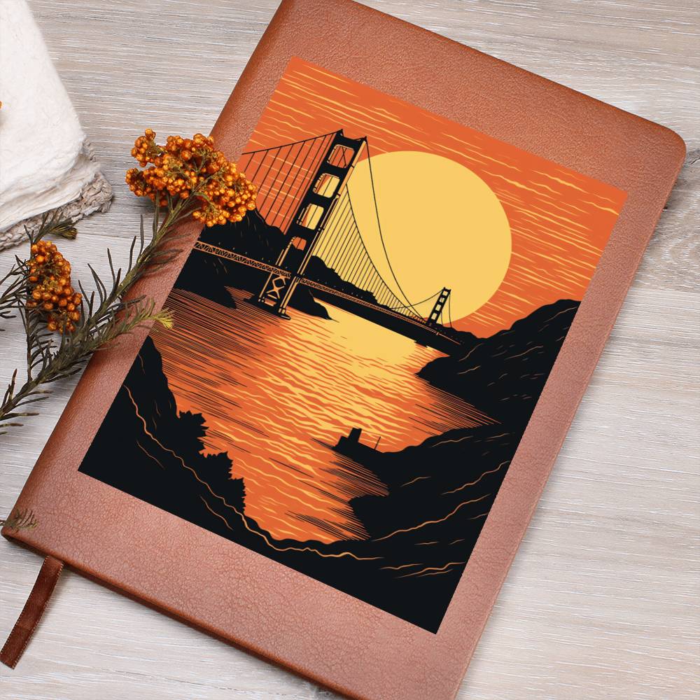 Minimalist BOHO Art 119 - Vegan Leather Journal