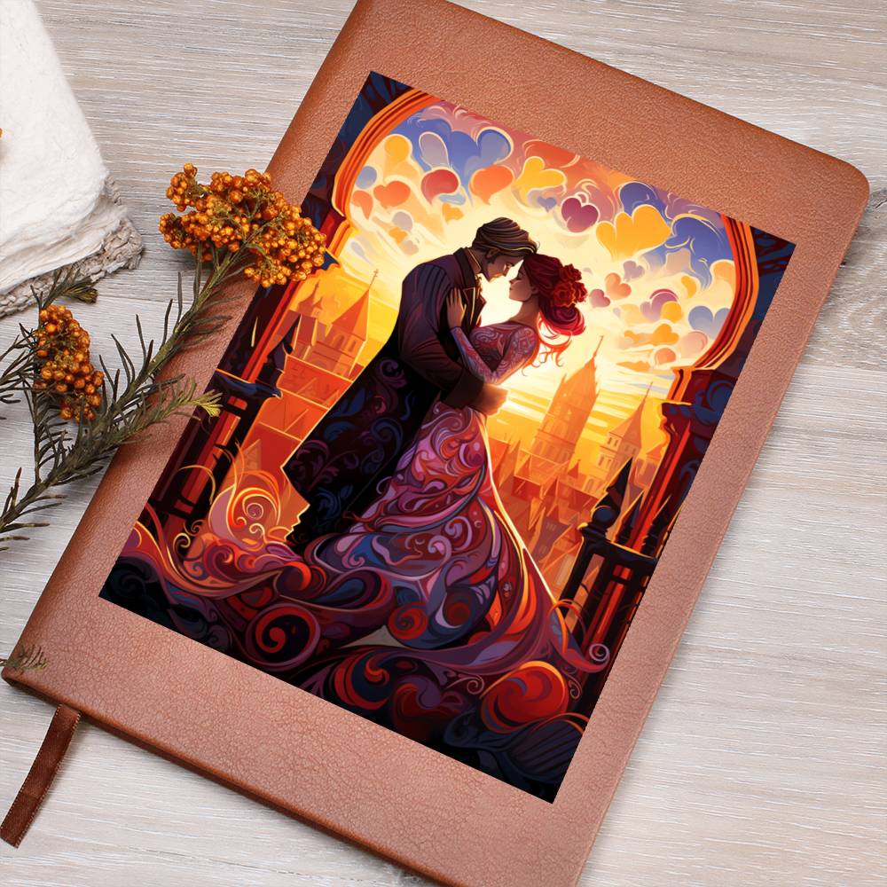 Valentine's Day Art 451 - Vegan Leather Journal