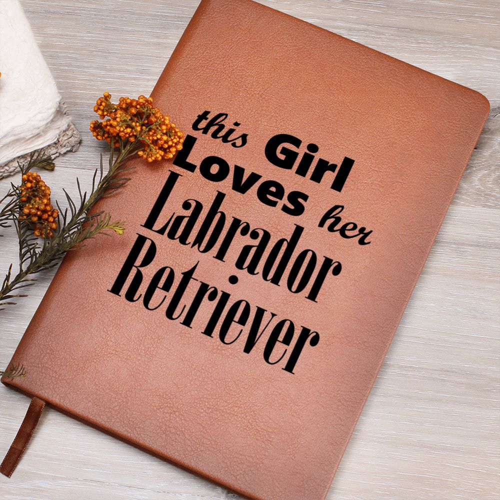 Labrador Retriever - Vegan Leather Journal