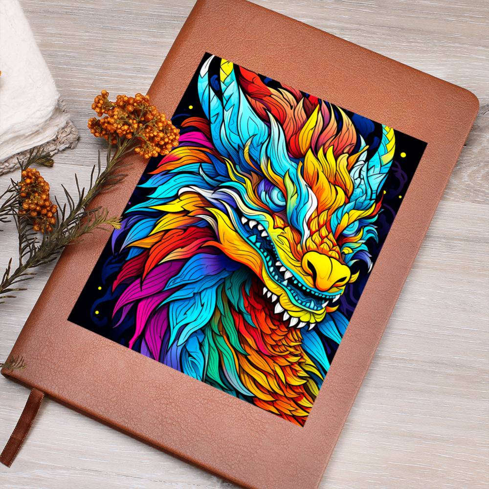 Majestic Dragon 008 - Vegan Leather Journal