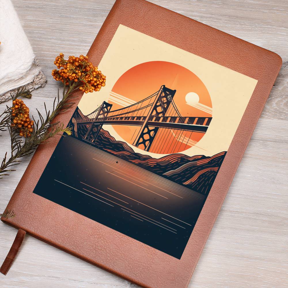 Minimalist BOHO Art 106 - Vegan Leather Journal