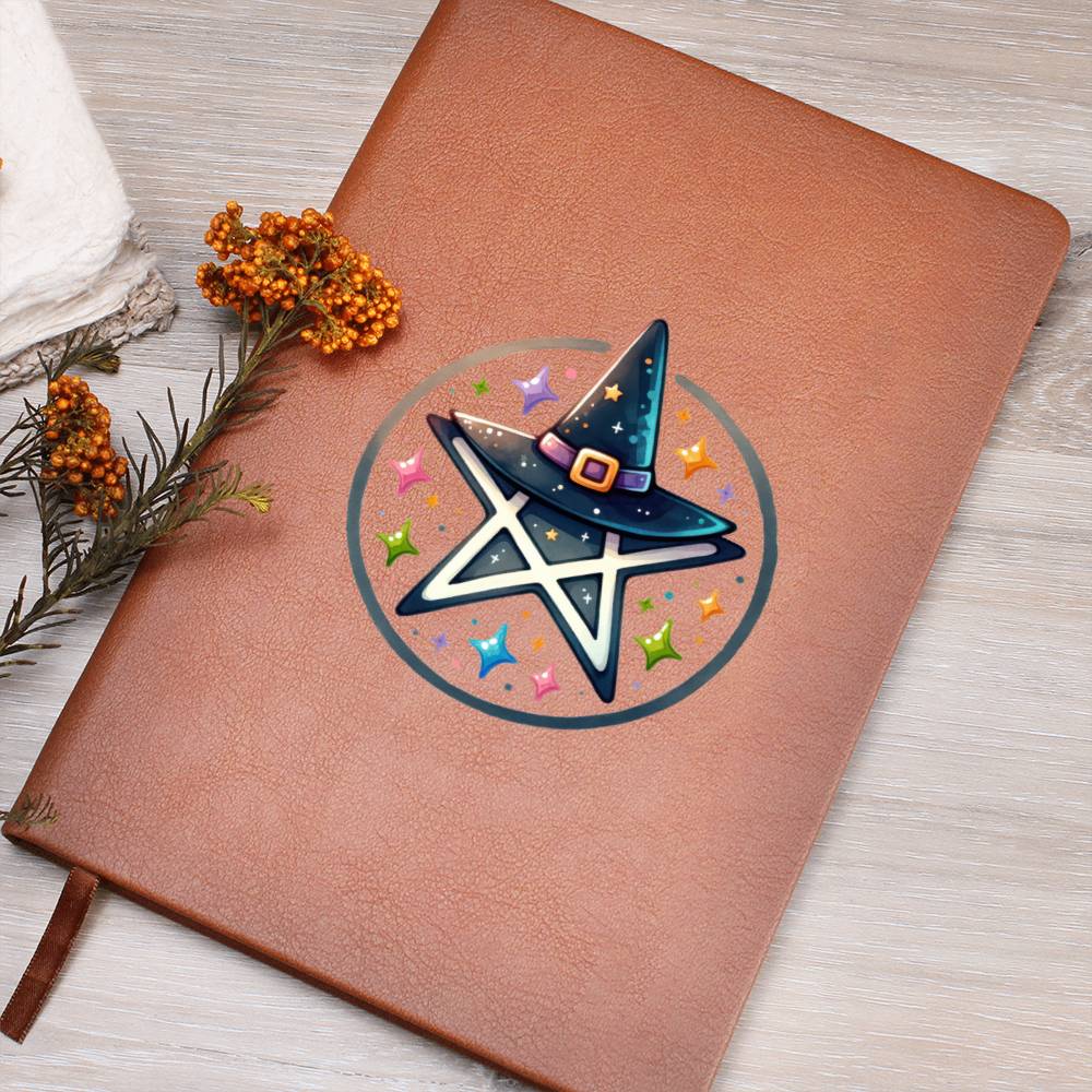 Cute Halloween Sticker 089 - Vegan Leather Journal