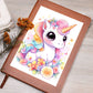 Cute Unicorn 060 - Vegan Leather Journal