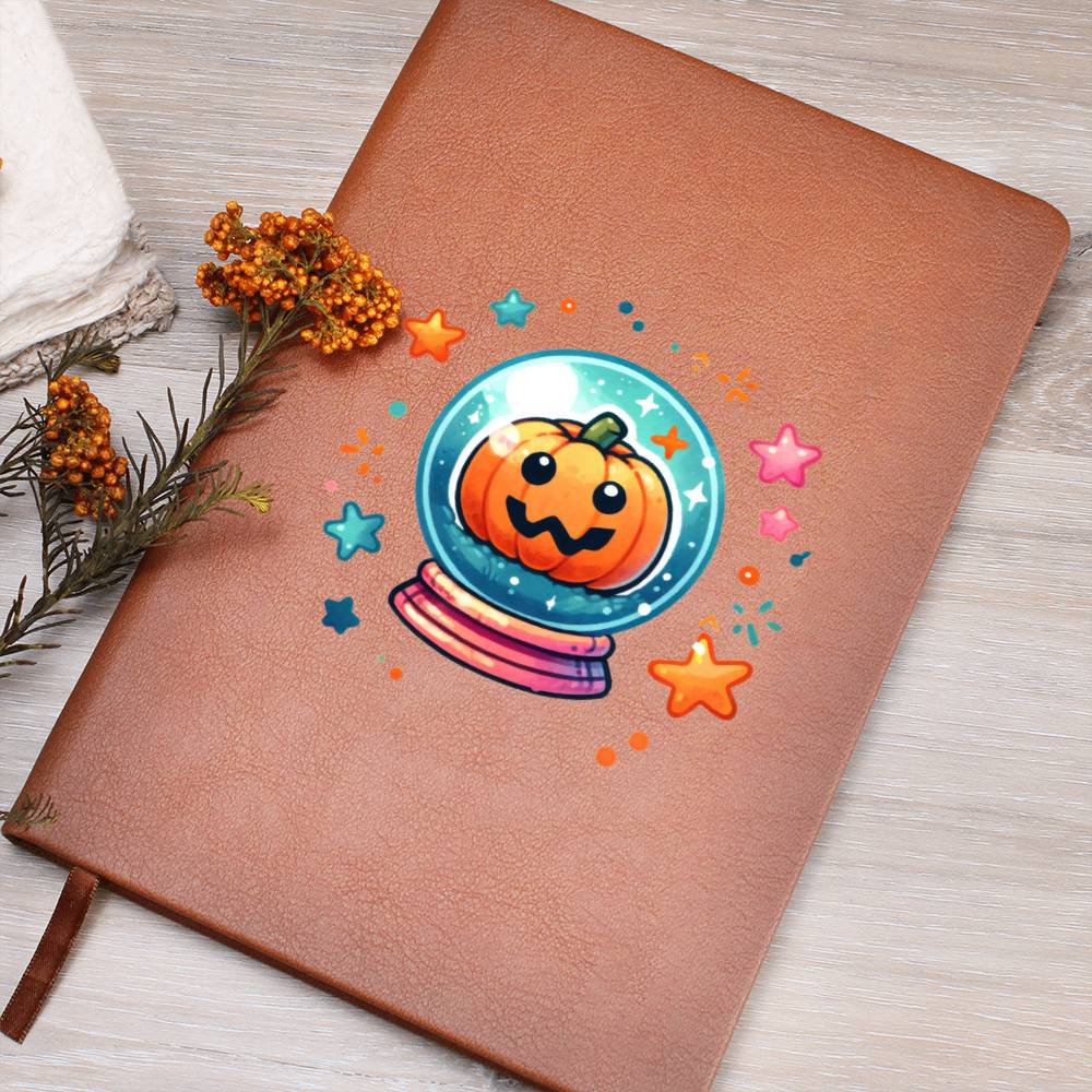 Cute Halloween Sticker 029 - Vegan Leather Journal