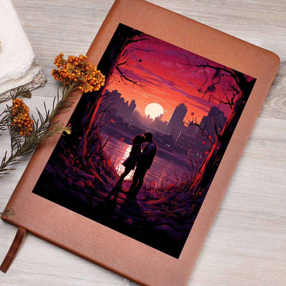 Valentine's Day Art 470 - Vegan Leather Journal