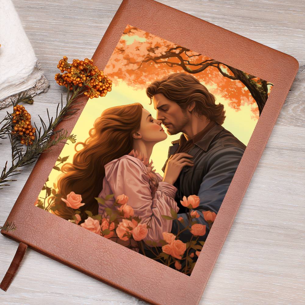 Valentine's Day Art 018 - Vegan Leather Journal