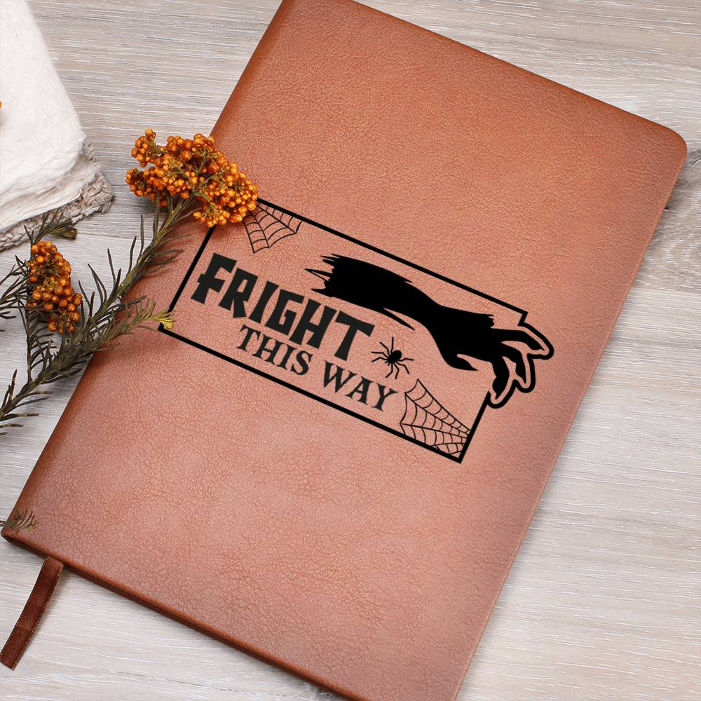 Vintage Halloween Signs 05 - Vegan Leather Journal
