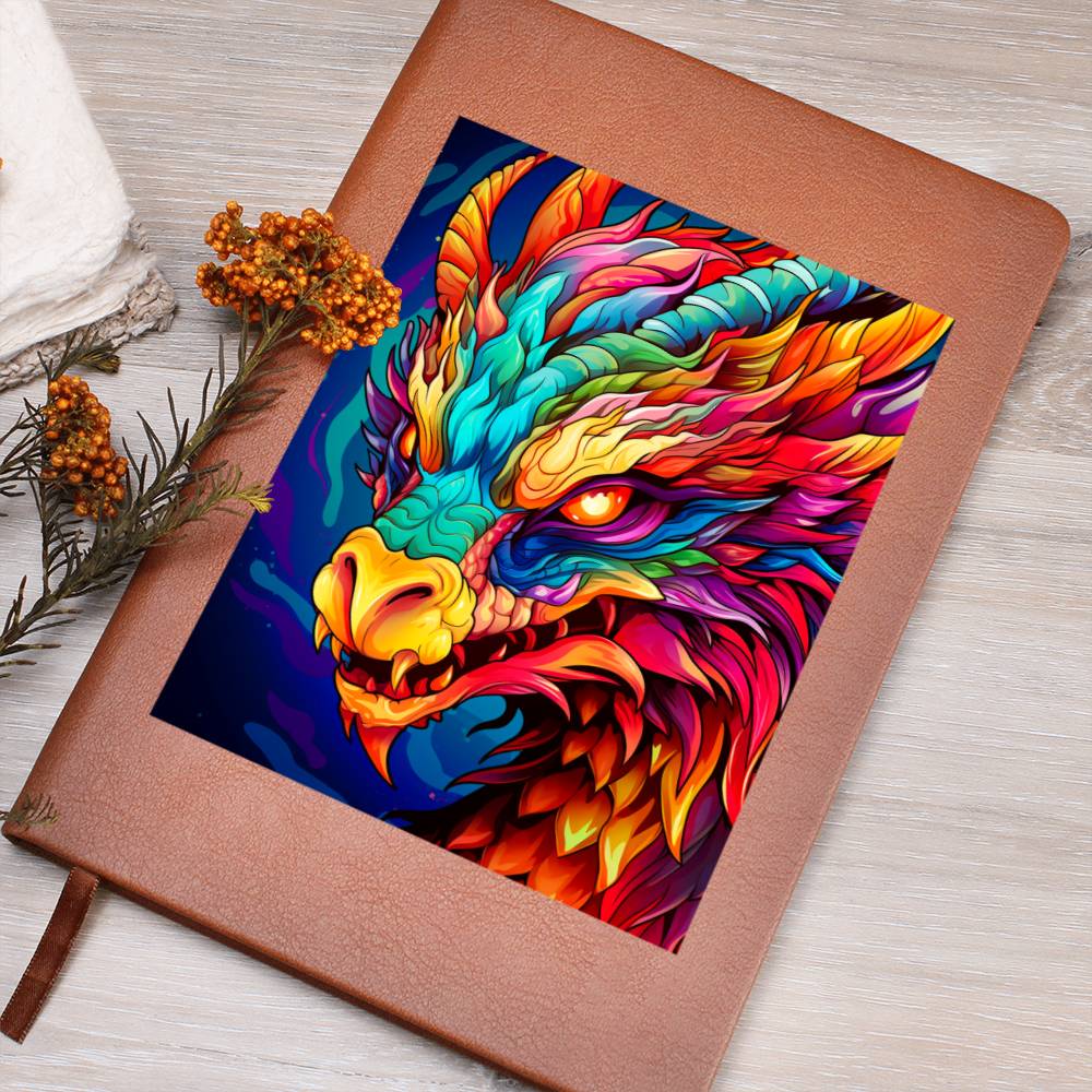 Majestic Dragon 002 - Vegan Leather Journal