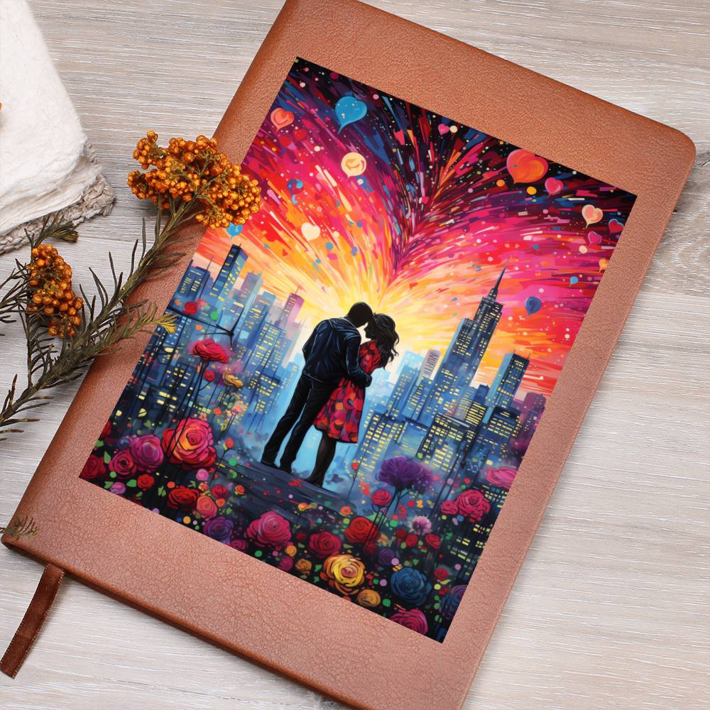 Valentine's Day Art 305 - Vegan Leather Journal
