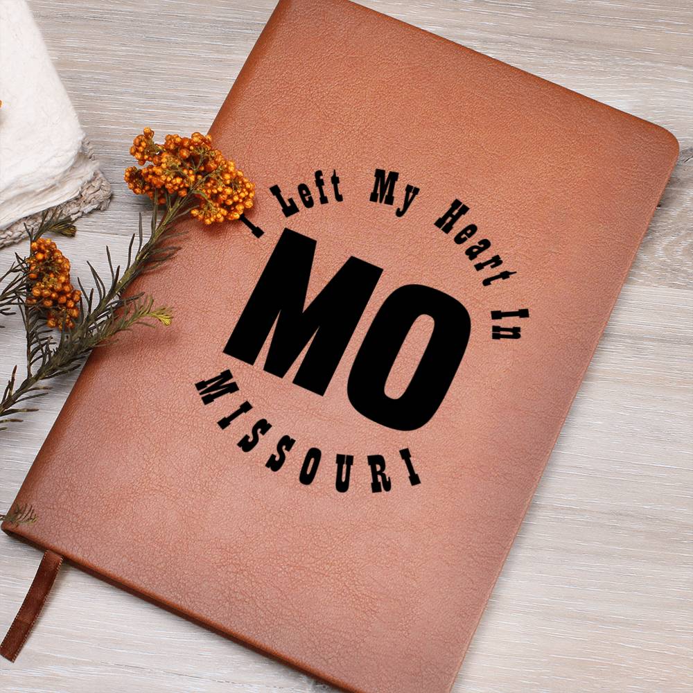 Heart In Missouri v01 - Vegan Leather Journal