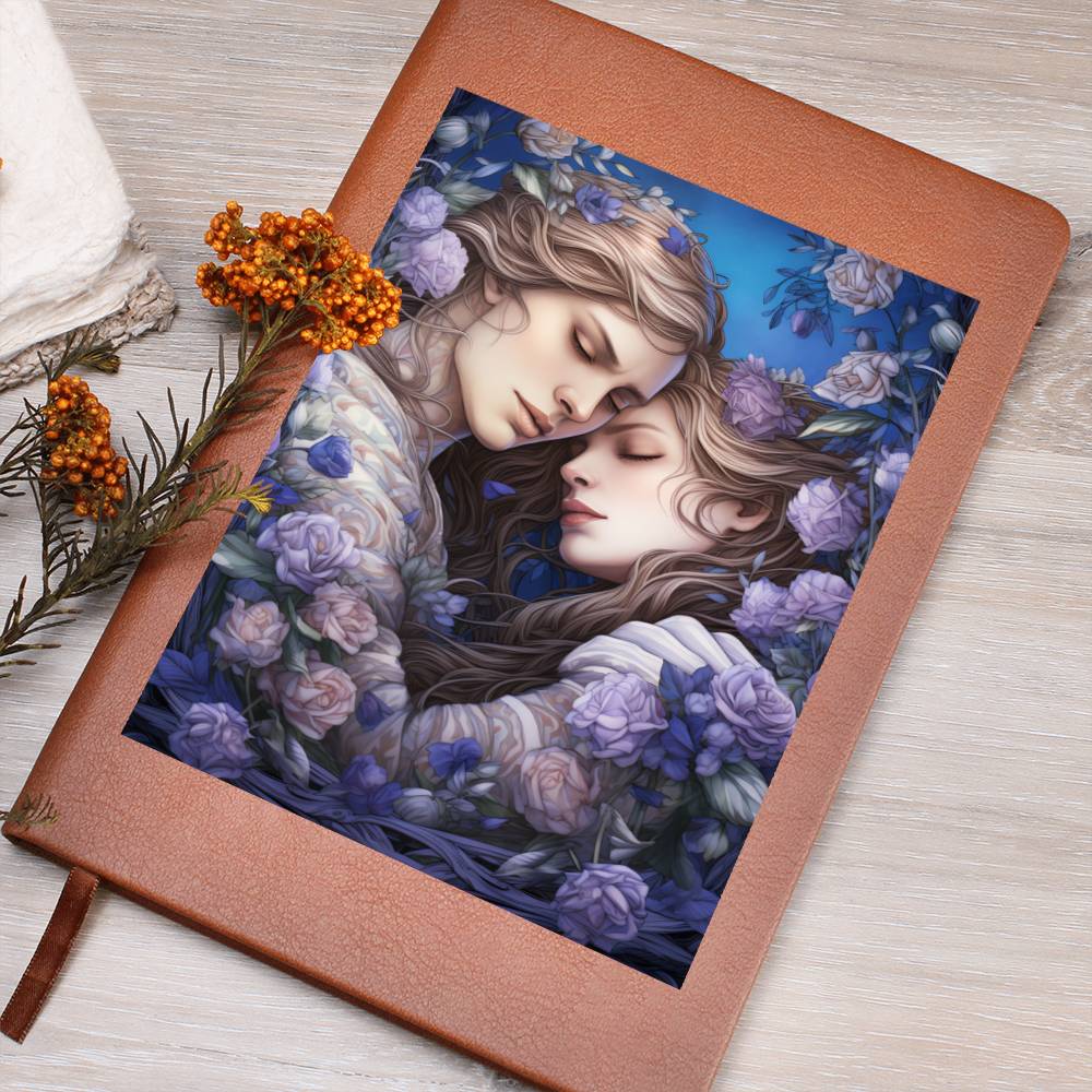 Valentine's Day Art 197 - Vegan Leather Journal