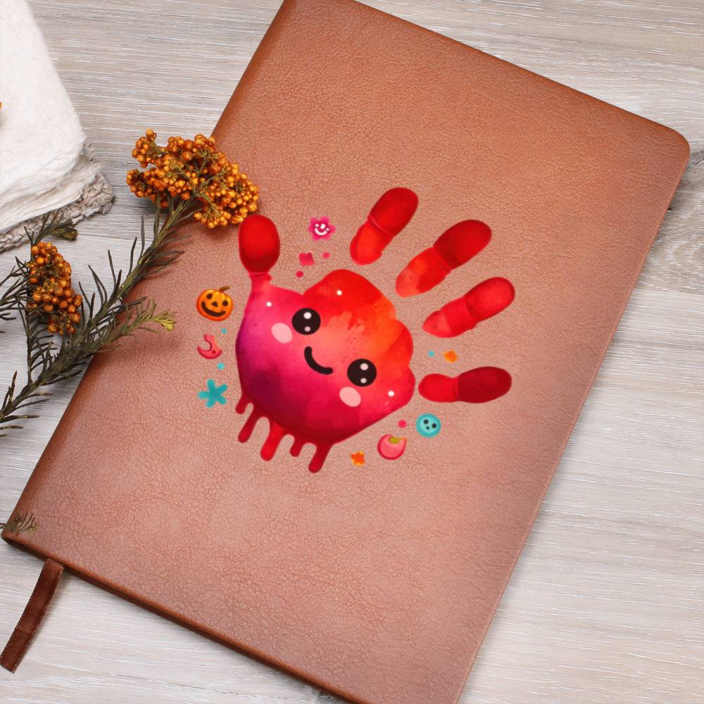 Cute Halloween Sticker 092 - Vegan Leather Journal