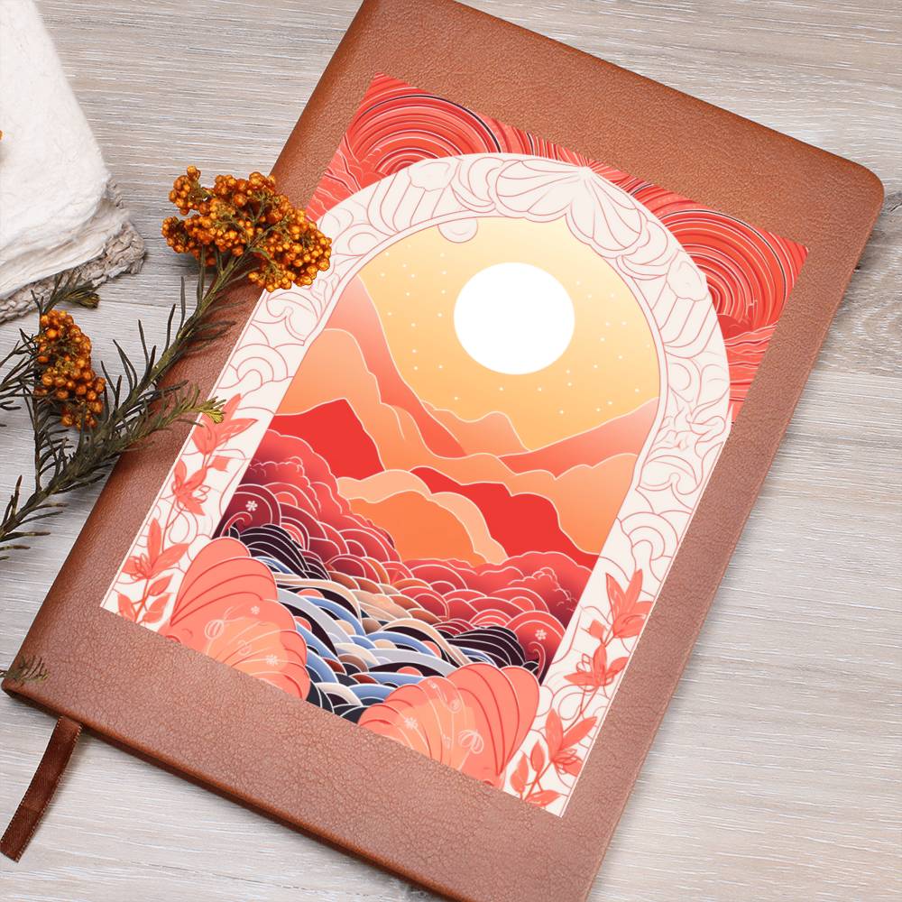 Minimalist BOHO Art 149 - Vegan Leather Journal