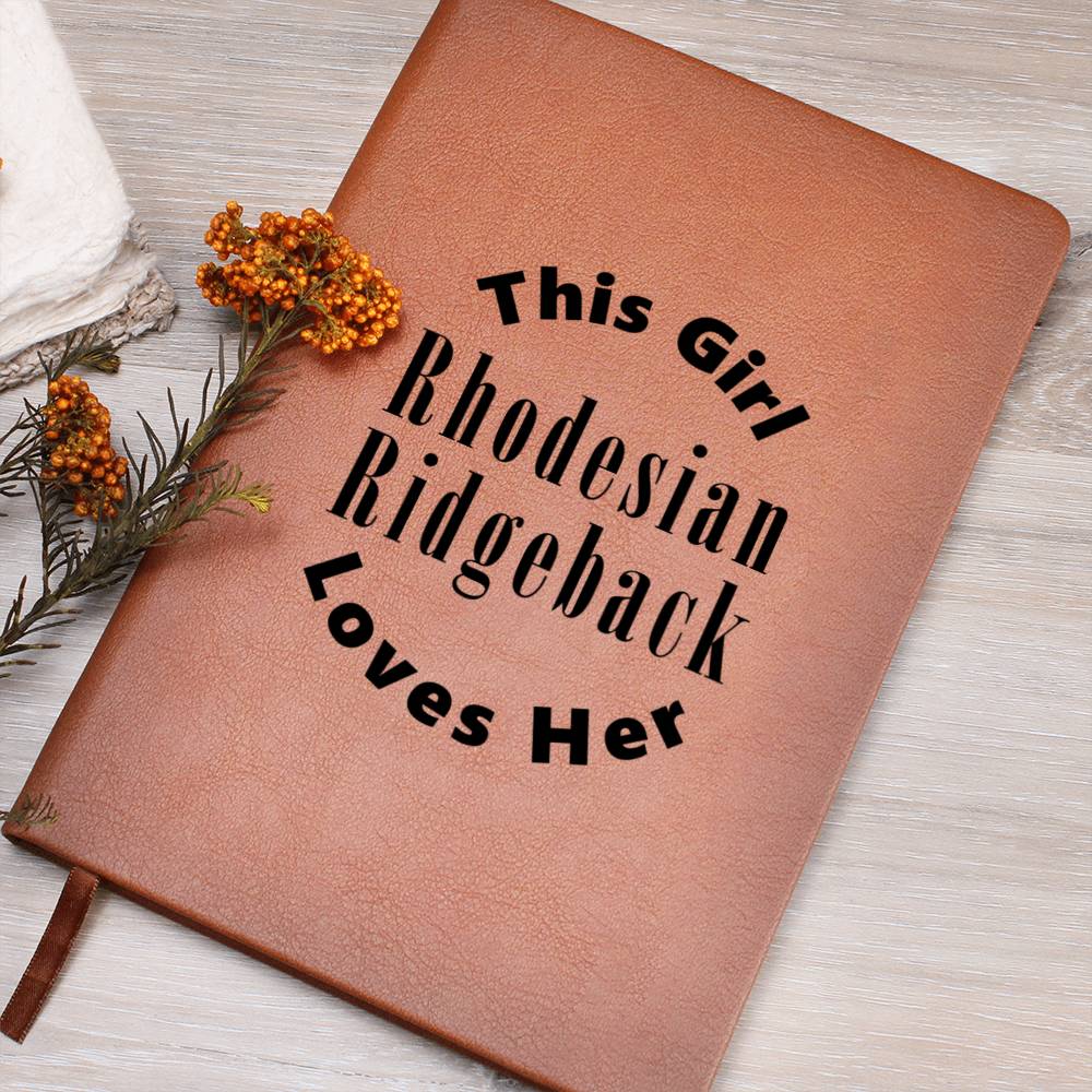 Rhodesian Ridgeback v2 - Vegan Leather Journal