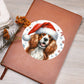 Christmas Dog - Welsh Springer Spaniel - Vegan Leather Journal