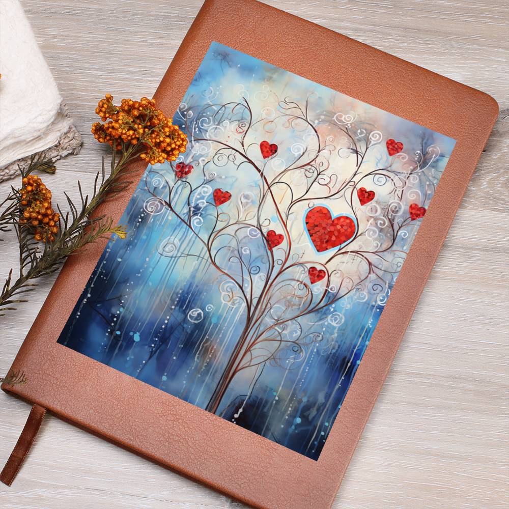 Valentine's Day Art 390 - Vegan Leather Journal