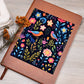 Birds And Floral Design 126 - Vegan Leather Journal