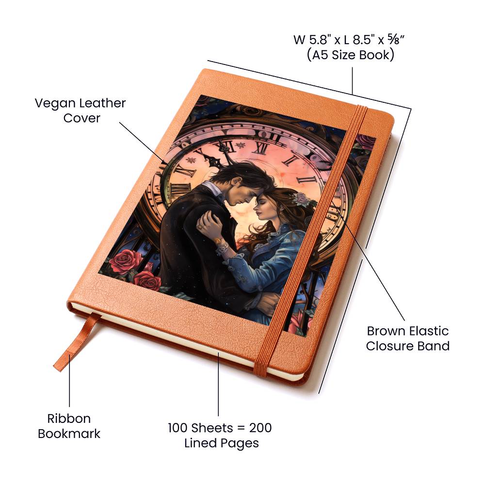 Valentine's Day Art 411 - Vegan Leather Journal