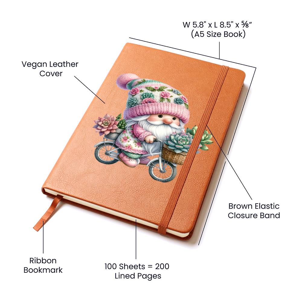 Gnome 1327 - Vegan Leather Journal