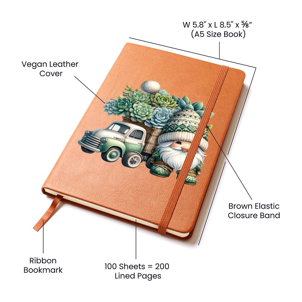 Gnome 0393 - Vegan Leather Journal