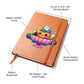 Cute Halloween Sticker 105 - Vegan Leather Journal
