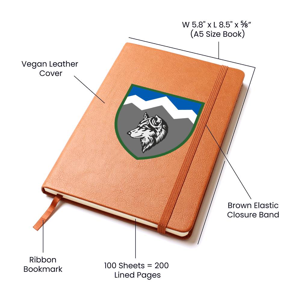 8th Mountain Assault Battalion (Ukraine) - Vegan Leather Journal