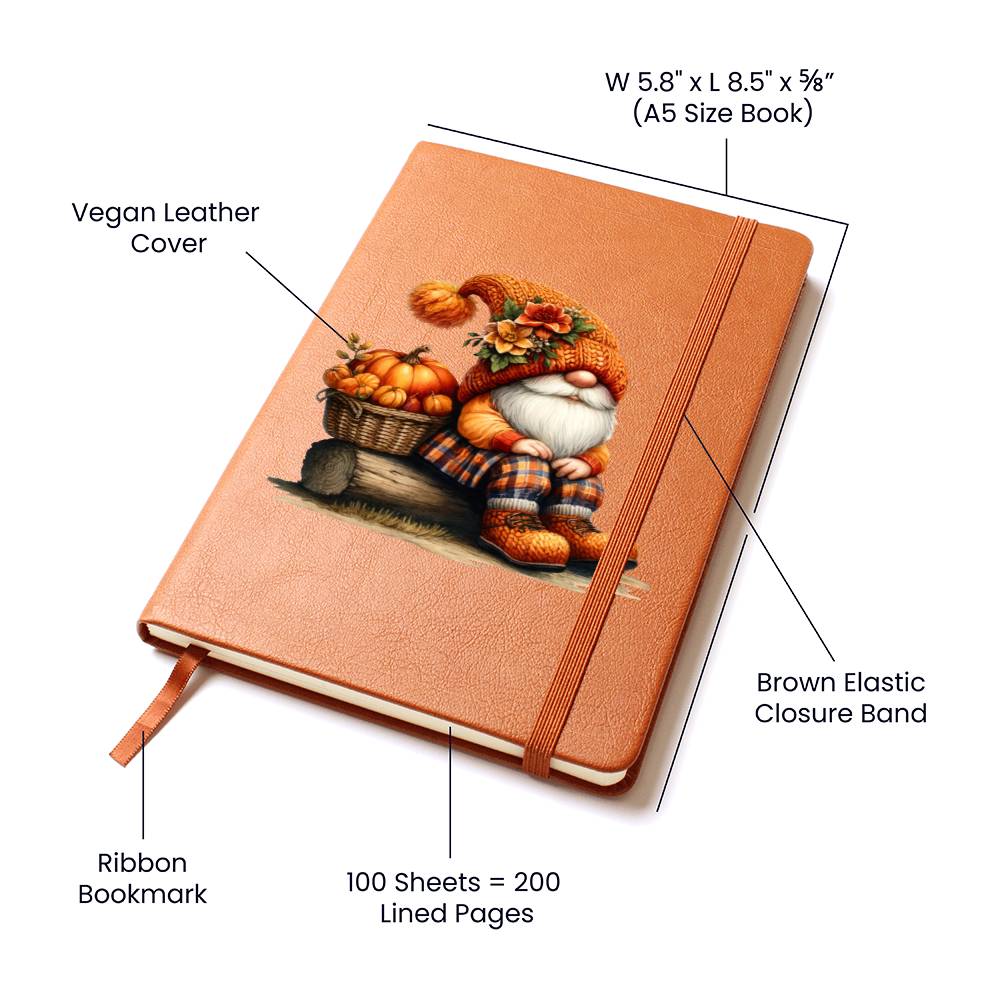 Gnome 0595 - Vegan Leather Journal