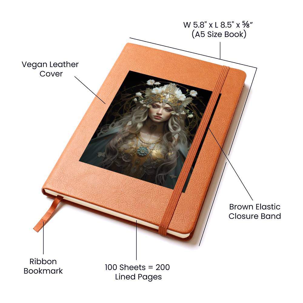 Goddess 012 - Vegan Leather Journal