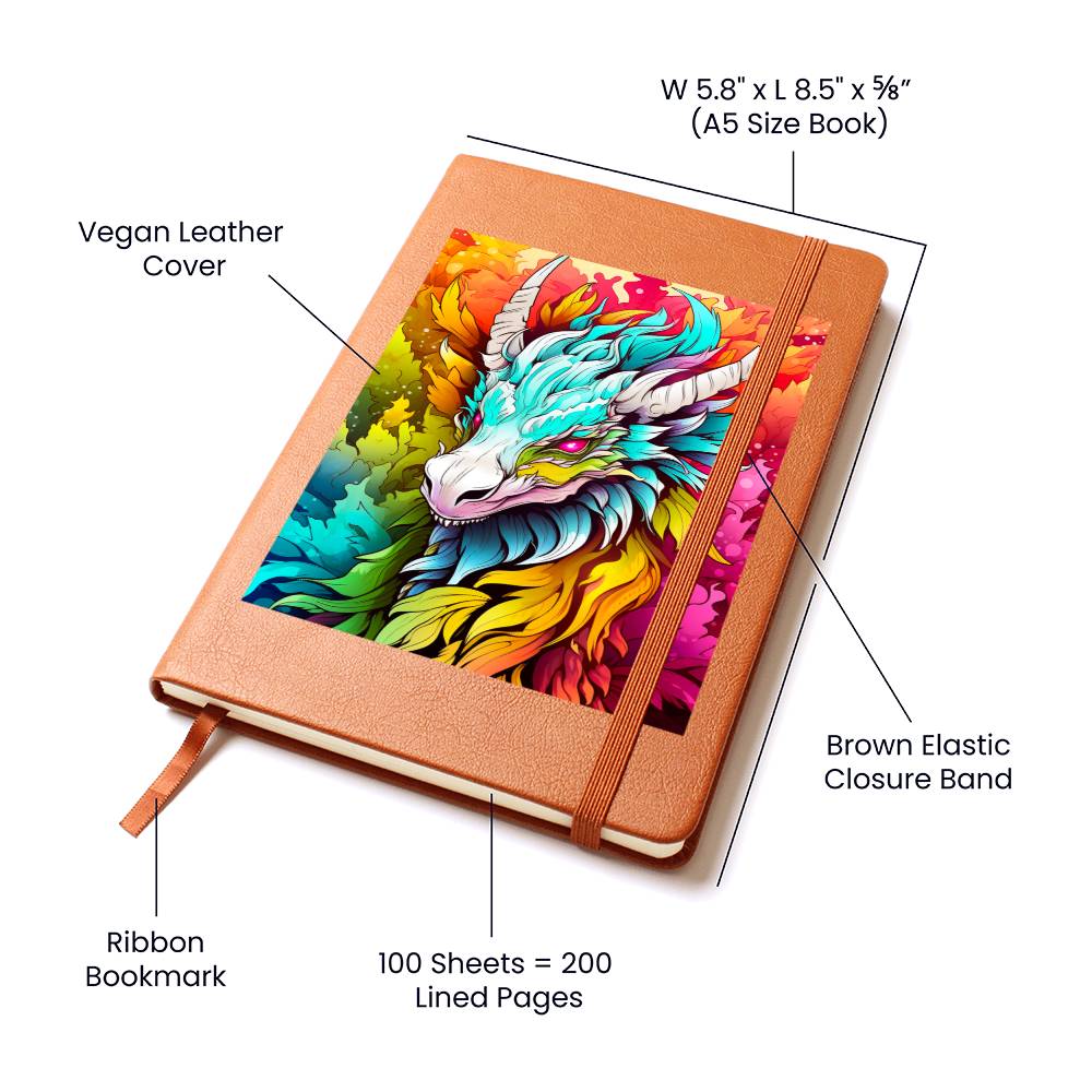 Majestic Dragon 031 - Vegan Leather Journal