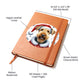 Christmas Dog - Airedale Terrier - Vegan Leather Journal
