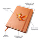 Colorful Baby Dinosaur 012 - Vegan Leather Journal